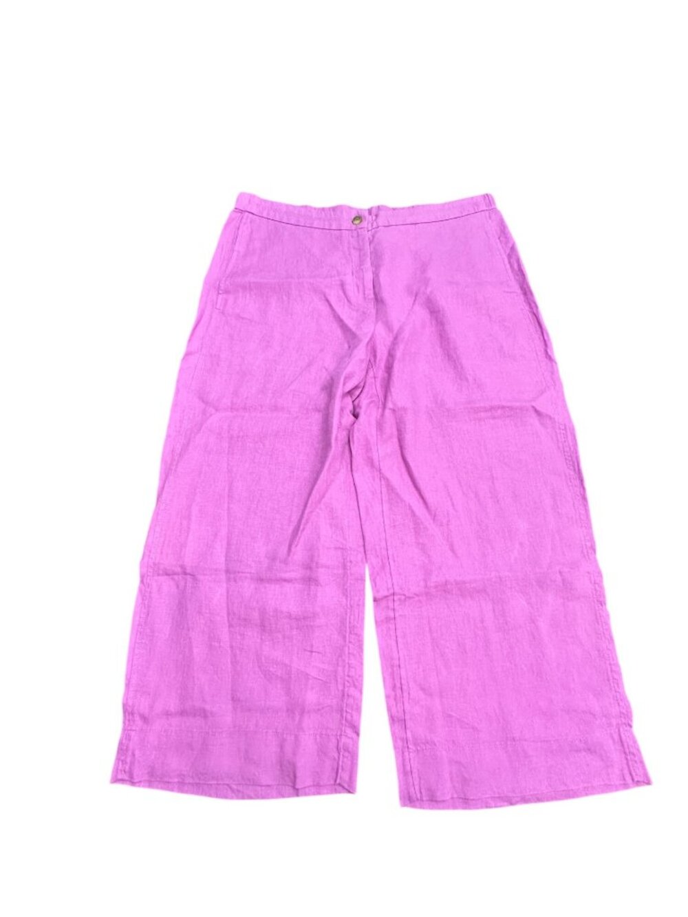 J Jill Capri Pant NWT Women's XL Pink Purple Wildorchid 100% Linen Summer Love